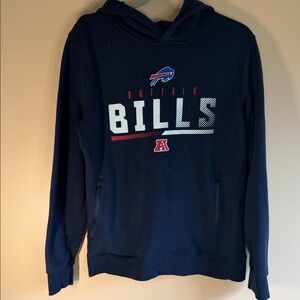 Buffalo Bills Navy Crewneck Sweatshirt - Team Logo Pullover